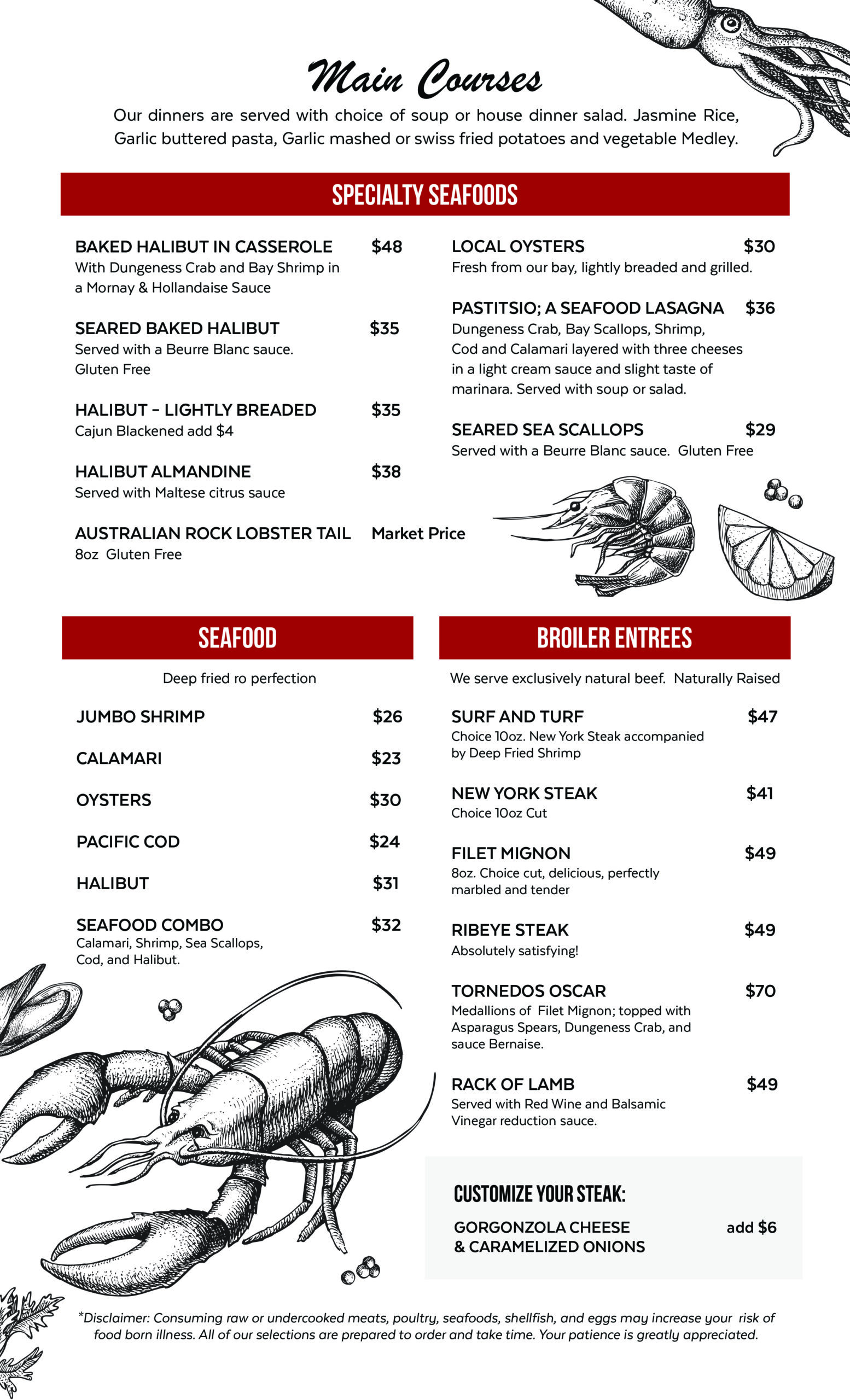Menu Back
