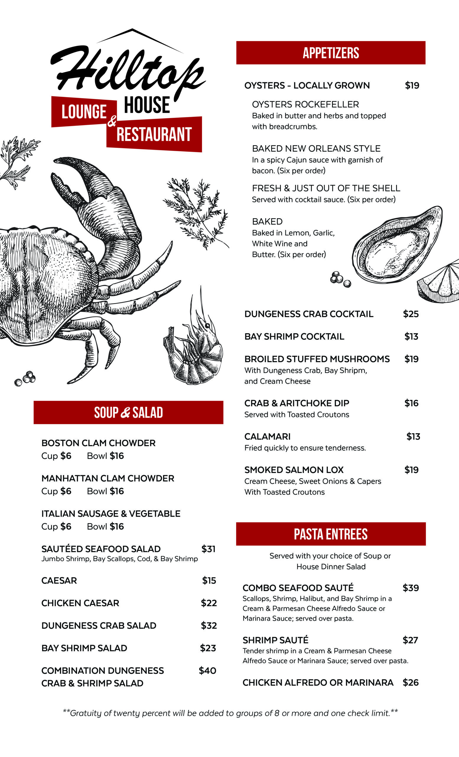 Menu Front